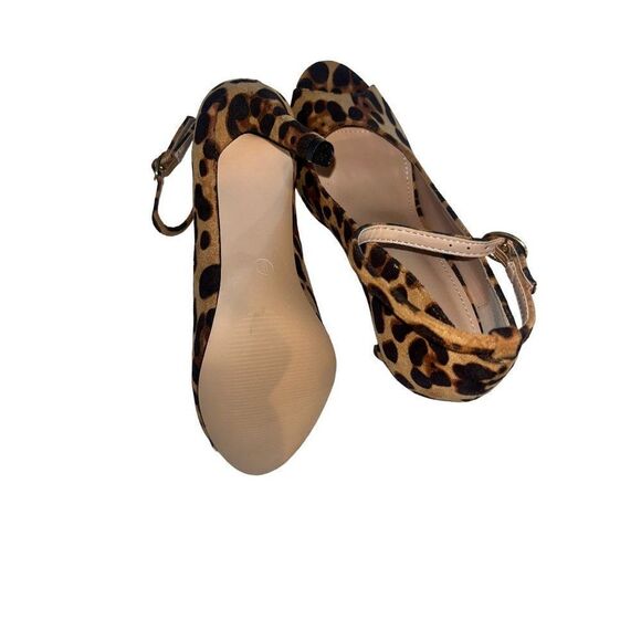 Leopard Print Stiletto Size‎ 6 Heels NWOT - Picture 5 of 6